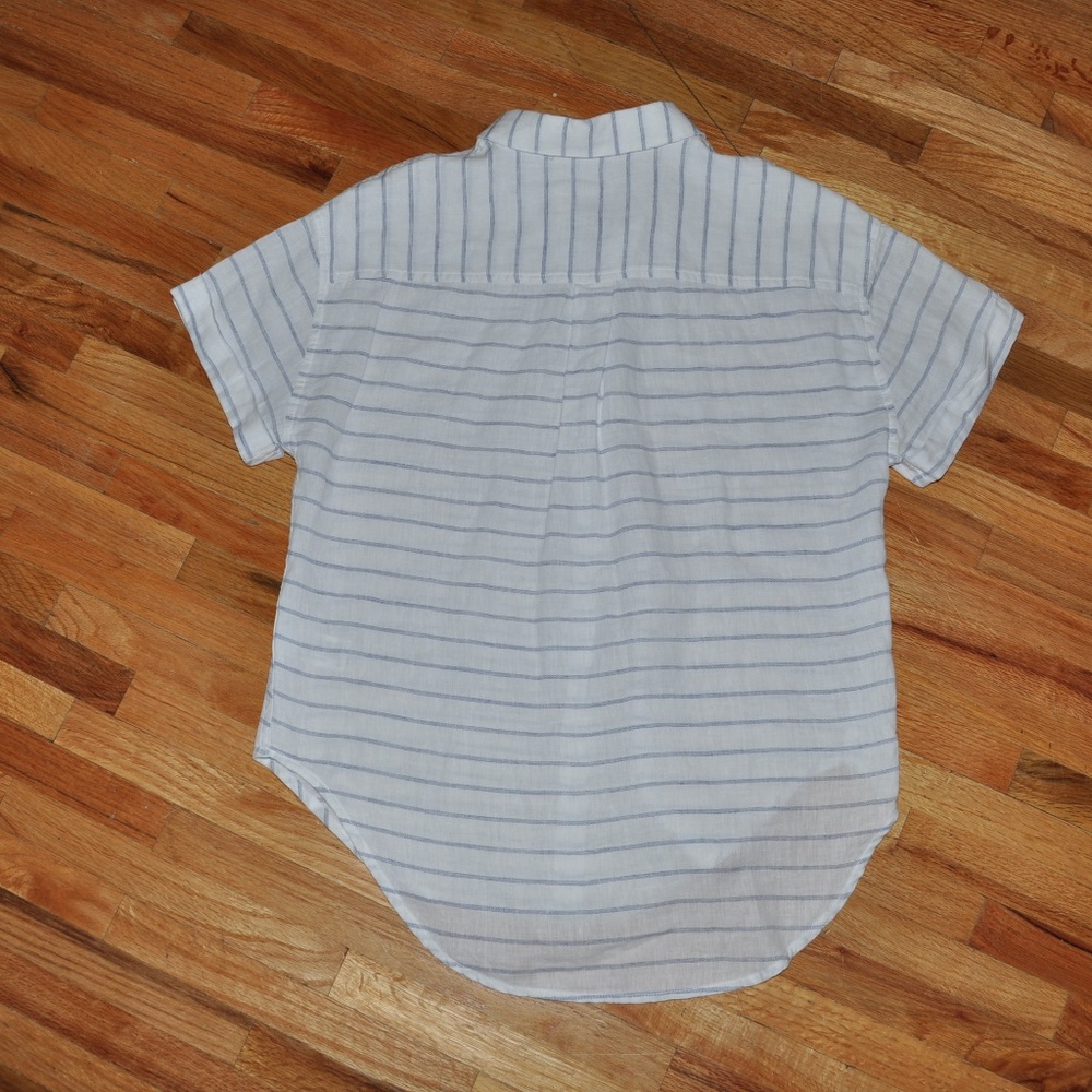 New UNIVERSAL THREAD Stripe Button-Down Shirt [E7] - Picture 6 of 8